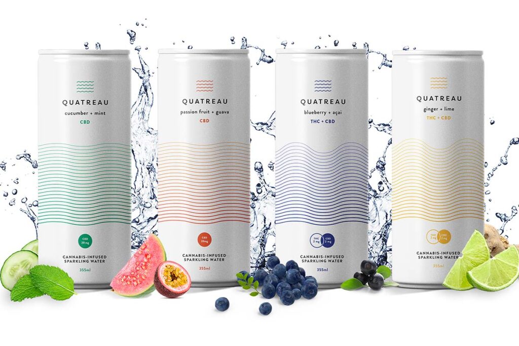 Quatreau CBD beverages