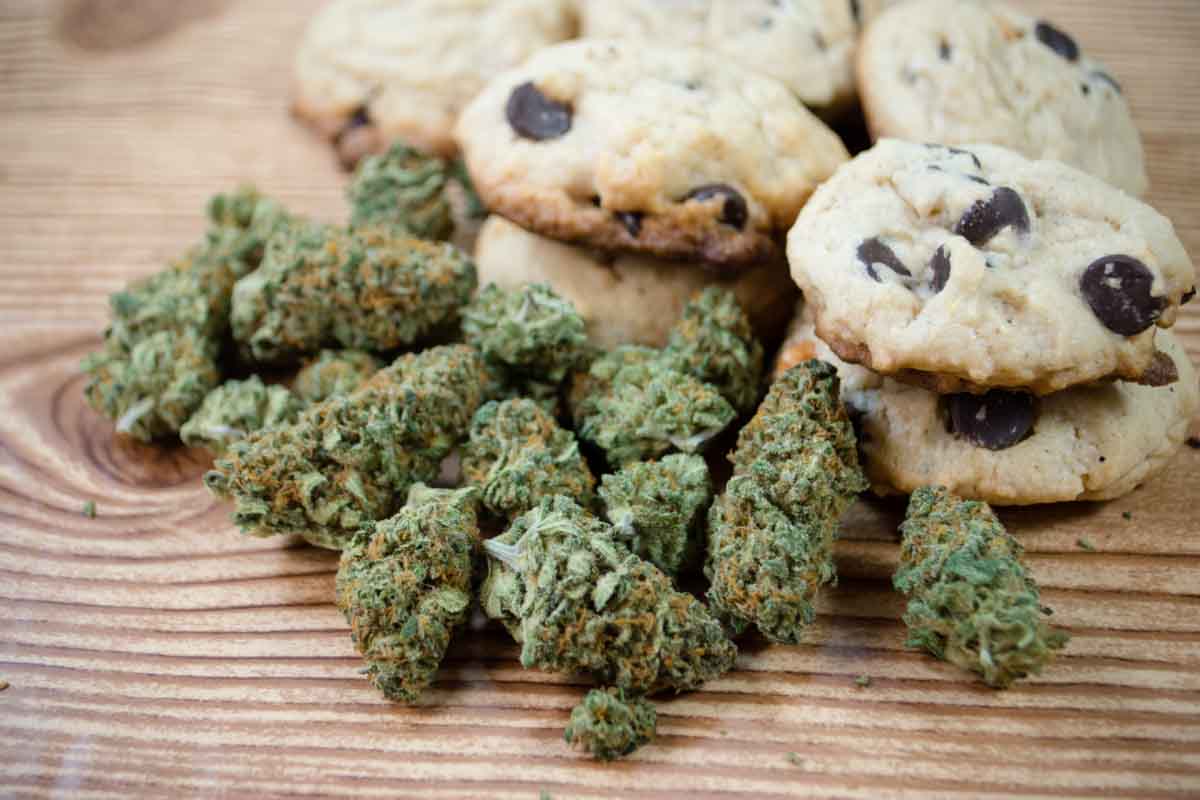 Marijuana and chocolate chip cookies