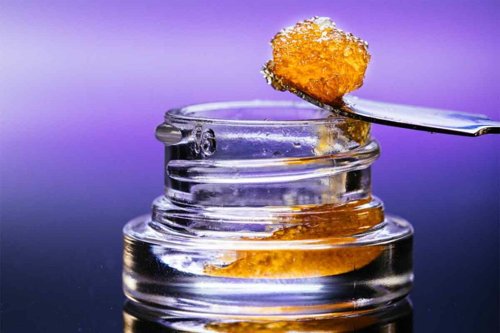 Scoop of live resin