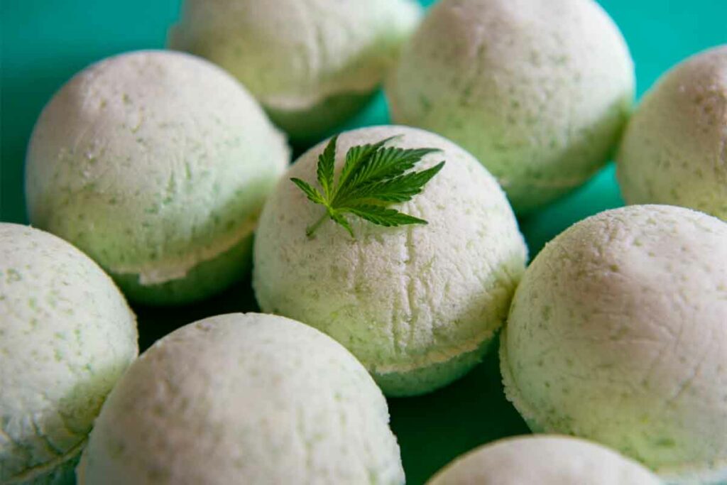 Cannabis bath bombs